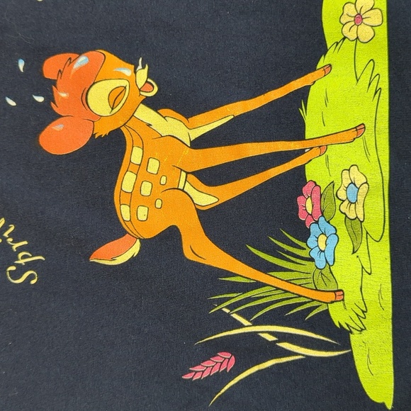Vintage Disney Classics Jerry Leigh Bambi and Thumper T-shirt Size Large in Blue - Picture 2 of 9